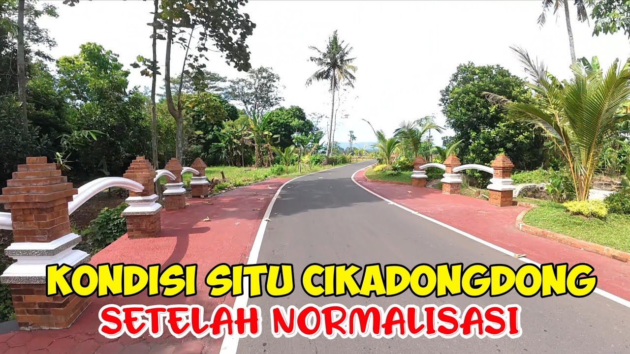SEPERTI INI KONDISI SITU CIKADONGDONG SETELAH NORMALISASI