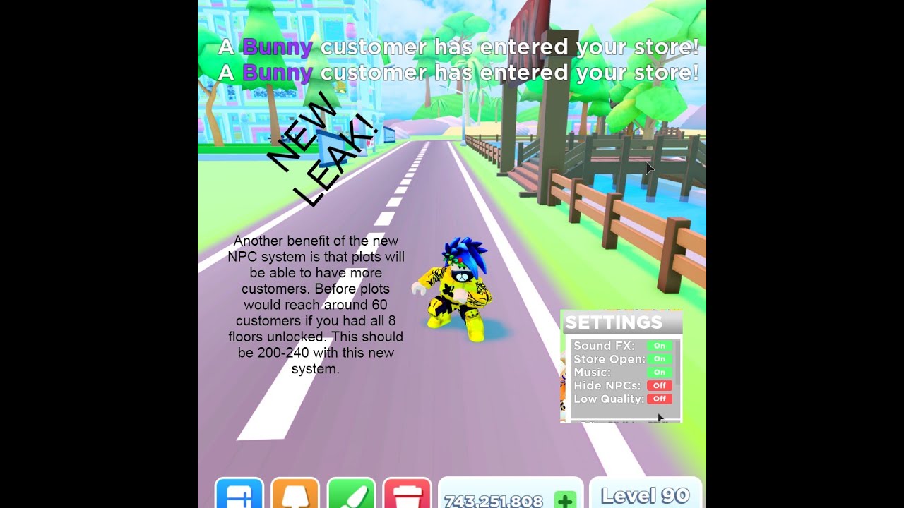 UPDATE LEAKS! Release Time + NPC Setting! Roblox My Store