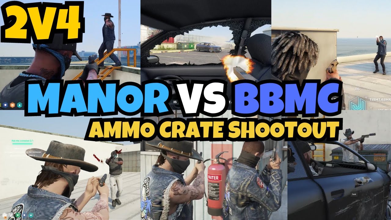 MANOR VS BBMC 2V4 Ammo Contract | NOPIXEL 4.0 GTA RP