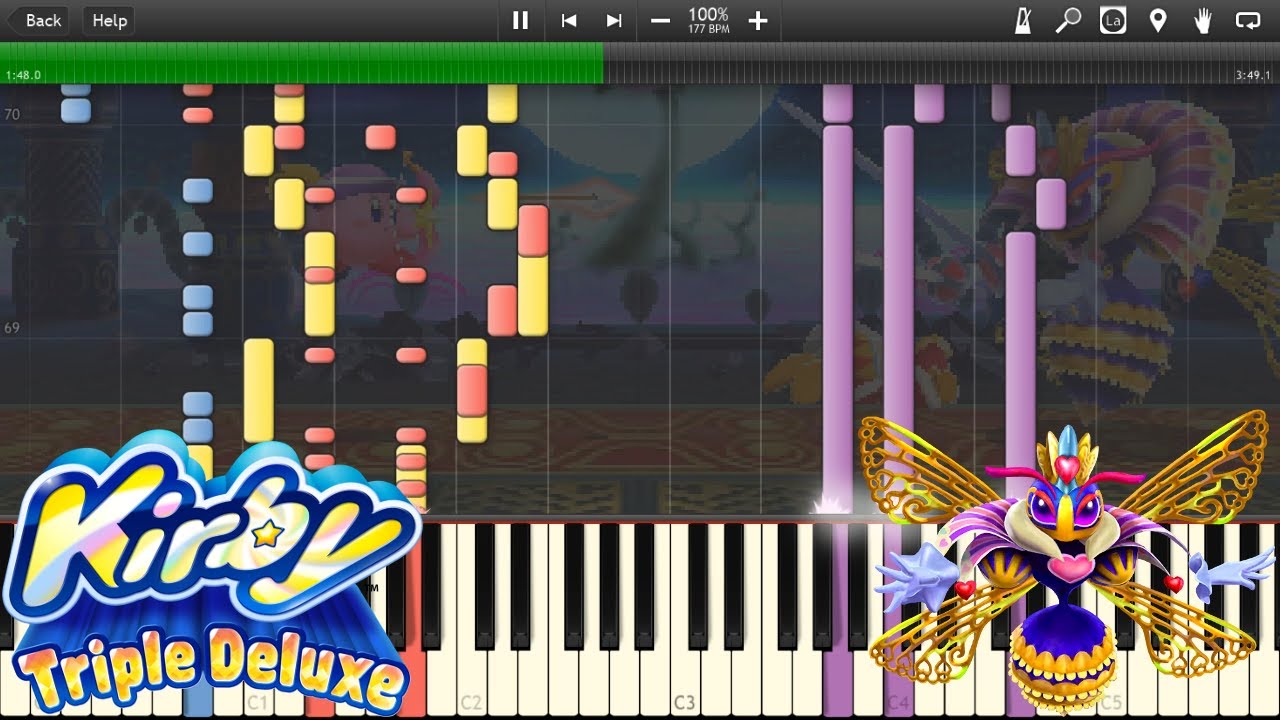 Kirby Triple Deluxe - Dirty & Beauty [Vs. Sectonia 1] (Synthesia)
