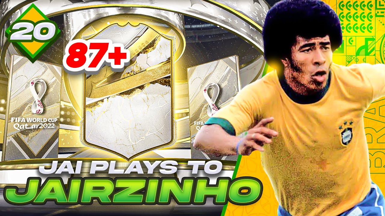 87+ BASE OR MID ICON PACK & WC ICON!! JAIPLAYS TO JAIRZINHO EPISODE 20 (FIFA 23)