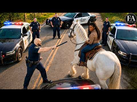 4 Cops Stop a Black Woman Riding a Horse—Then the Radio Issues an Order No One Expected