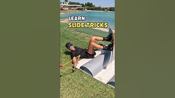 Learn Slide Tricks on Features with me 💫 #features #beginner #rail #wakeboarding #wakeboard