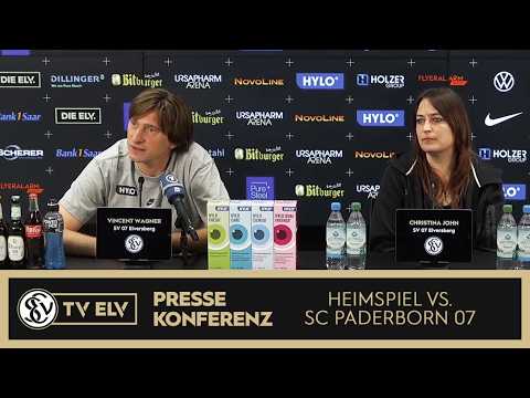 TVELV // Pressekonferenz - SV Elversberg vs. SC Paderborn 07 / 03.05.26