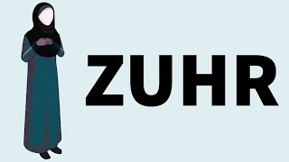 How To Pray Dhuhr Namaz Woman Salah Prayer Zuhr