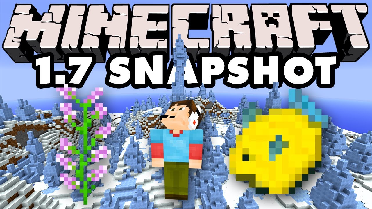 Minecraft 1.7 Snapshot - New Biomes, Fish, and Flowers!