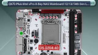 Q670 Plus Intel vPro 8-Bay NAS Mainboard 12/13/14th Gen LGA... — Top Pick 2026 | Unbeatable Price!