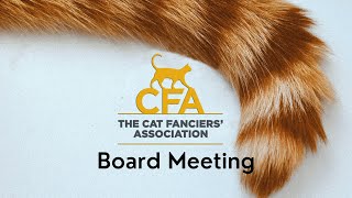 Feb 3, 2024  CFA Board Meeting Part 1