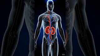 Human torso kidneys blood flow #kidneyhealth