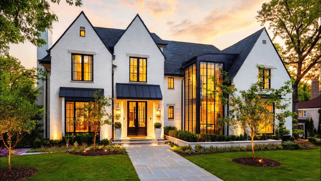 Luxury Mansion Tour 2025 | Modern Living Room · Dream Kitchen · Spa Bathroom Backyard Paradise 🌿🏡