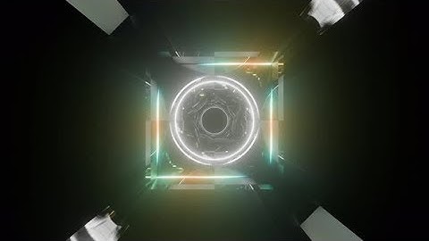 4K Endless Tunnel With Neon Lights / Seamless Loop | Motion Graphics - Videohive template