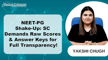 SC Orders Transparency in NEET-PG: Raw Scores, Answer Keys Must Be Published