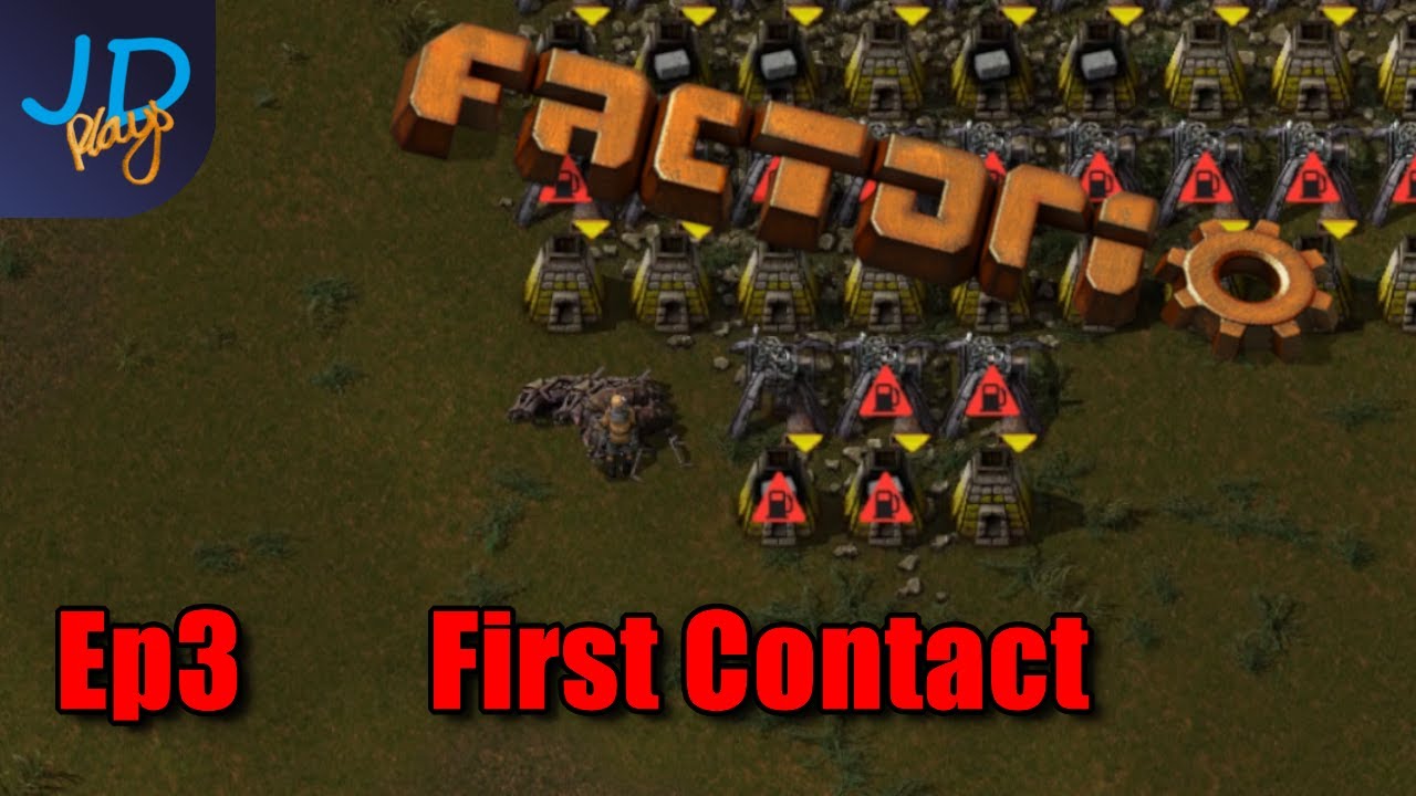 First Contact Ep3 | Factorio Biter Hell | Gameplay, Lets Play - YouTube