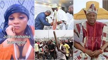 Ay3k3 Ghanaians Bore Mahama After Receiving Ibgo Chief Title In Nigeria 