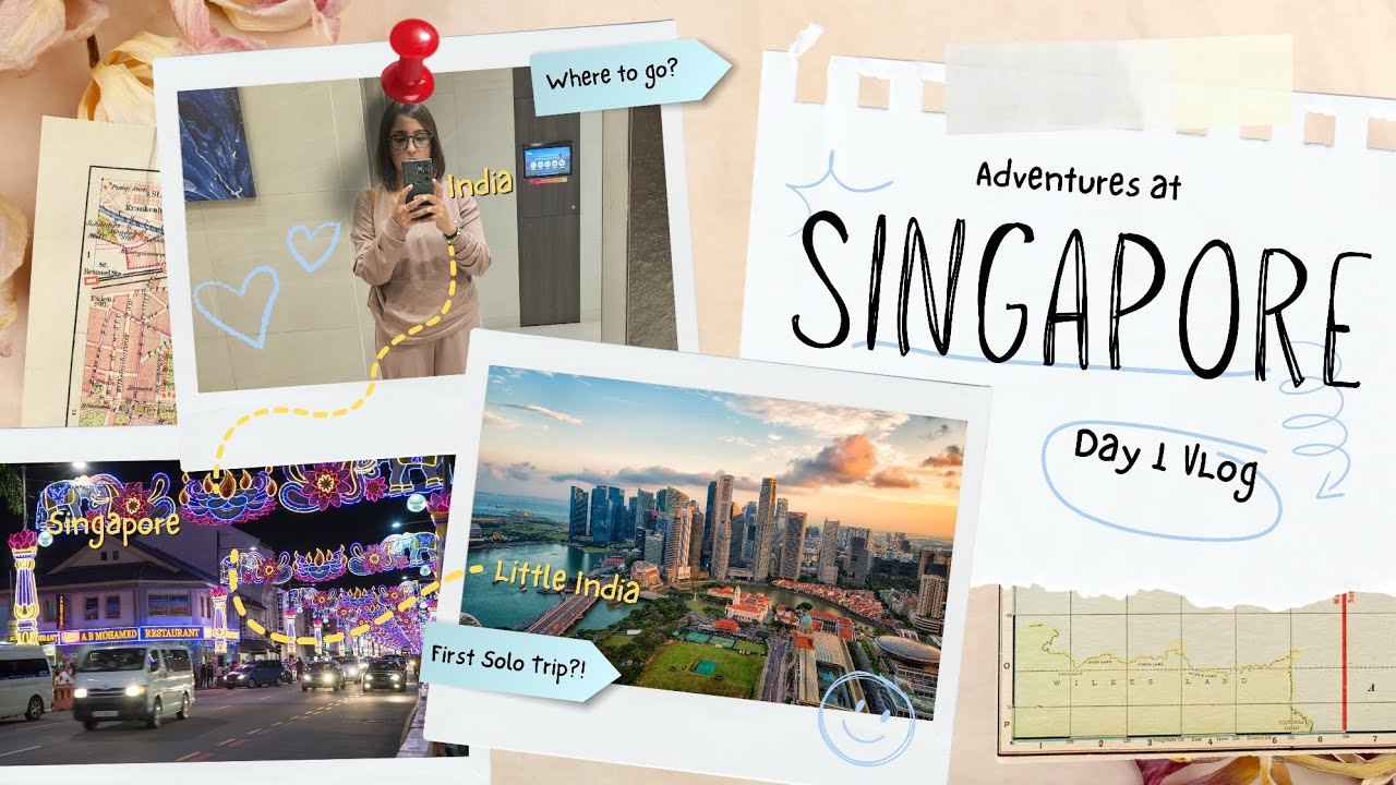 “Landing in Singapore ✈️ One Farrer to LITTLE INDIA Adventure + iJooz Taste Test!”