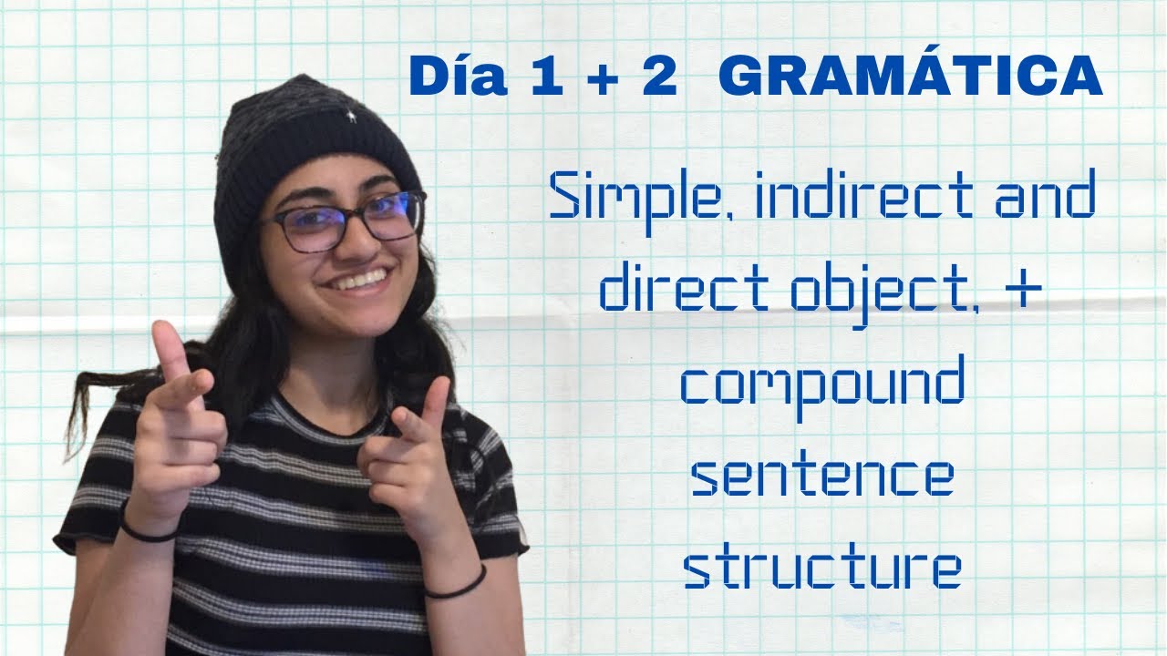 Simple, Indirect/Direct Object, & Compound Sentences - aprender inglés ...