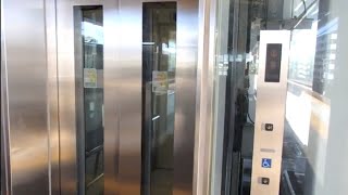 京王井の頭線高井戸駅ホーム三菱製エレベーターMITSUBISHI Traction Lift/Elevator Tokyo Japan