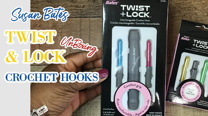 Susan Bates Interchangeable Crochet Hooks| Susan Bates Twist + Lock Interchangeable Hook| Review