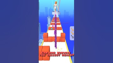 High Heels Game | Tallest Heel Run Challenge Ever!👠#shorts #viralgaming #youtubeshorts