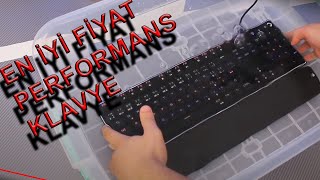 FİYAT PERFORMANS ÜRÜNÜ KLAVYE ( Su geçirmeyen Gamepower CALYPSO tam mekanik klavye kutu açılımı )