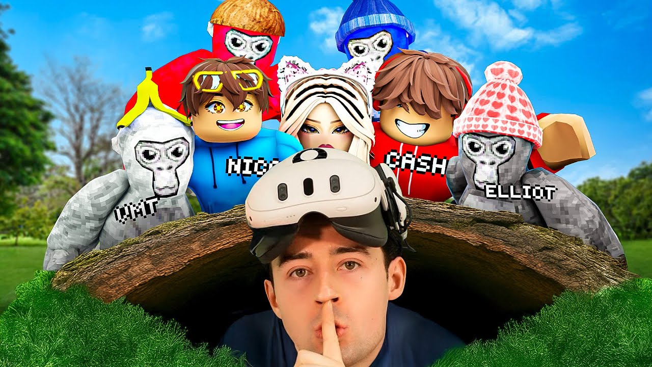IRL Gaming Creators Hide & Seek w/ Cash, Nico, Lana