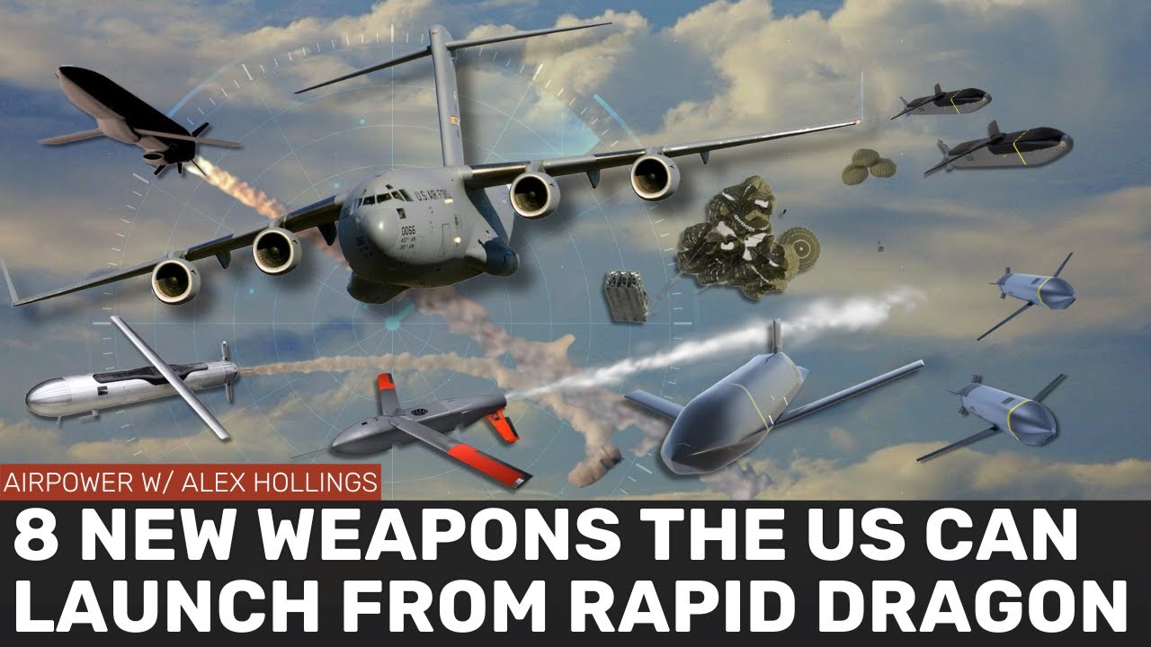 8 weapons the US can launch from RAPID DRAGON