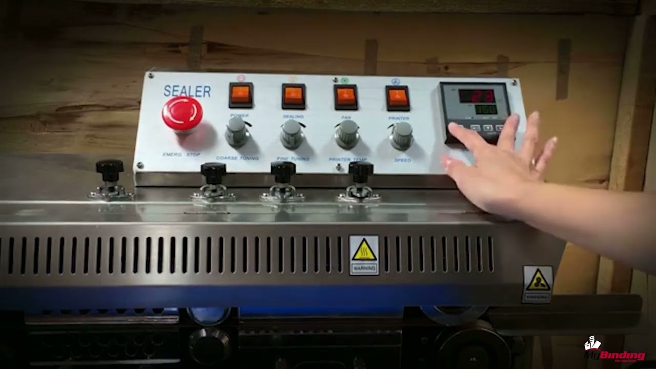 FRS 1120W Band Sealer for Hot Stamp Printing Features Video