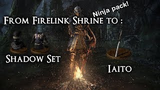 Iaito And Shadow Set Location From Firelink Shrine - Ds Remastered