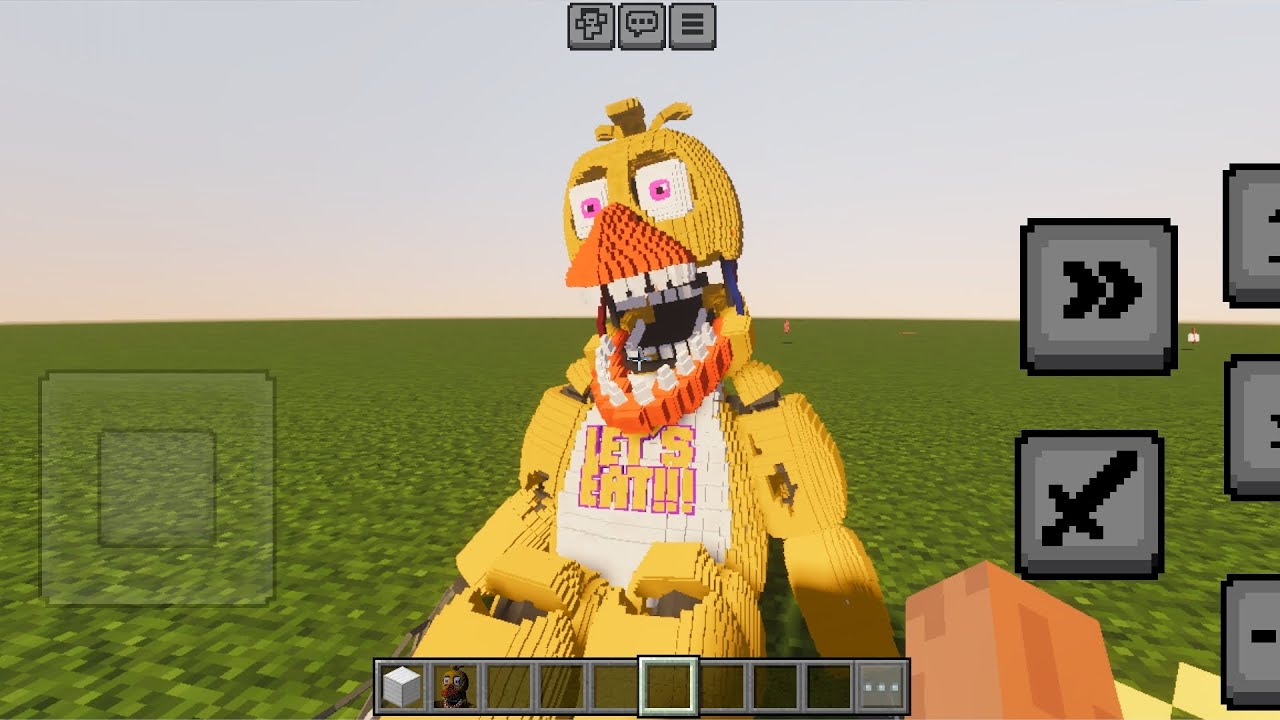 Withered chica        [ minecraft bedrock ] voices added - testing
