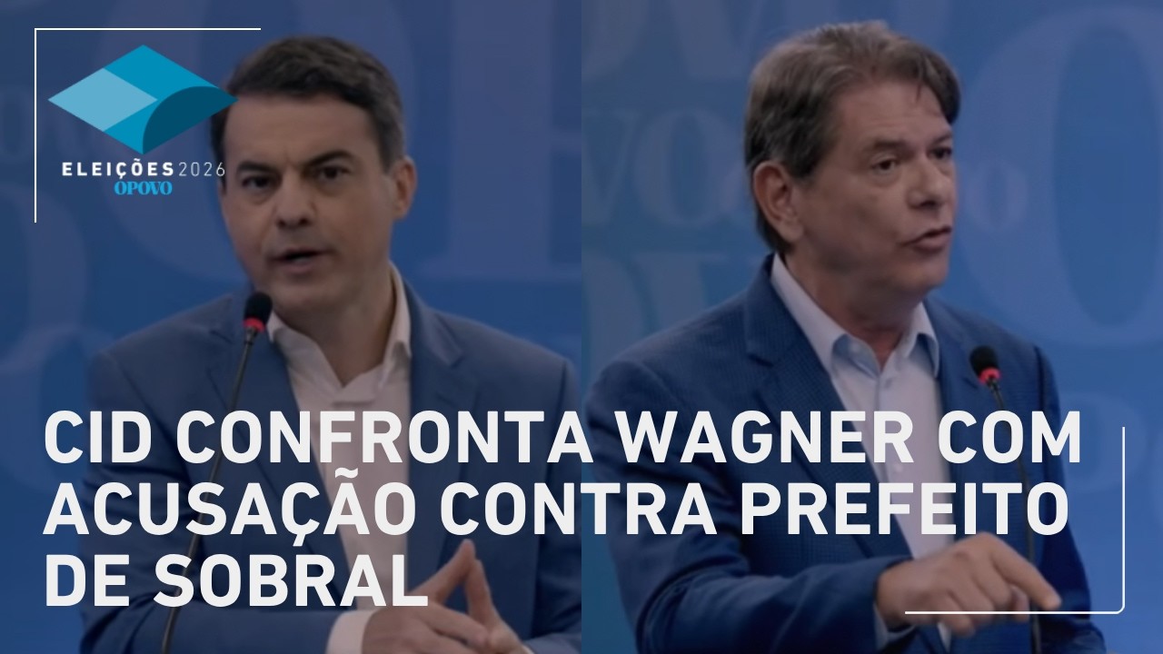 Cid confronts Wagner and mentions the Sobral mayor's alleged ties to a gang