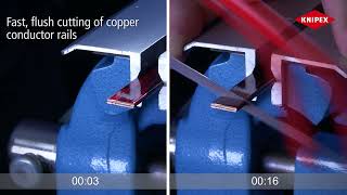 Watch the product video for Knipex 72 62 200 Heavy Duty High Leverage Flush Cutter for Soft Metal & Plastic