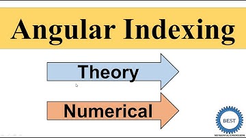 Angular Indexing   Theory and Numerical of ngular Indexing