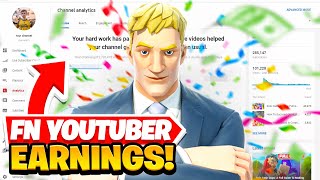 How Much I Make In a Month as a Fortnite YouTuber