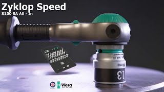 HF TORX® Socket Zyklop: Bộ dụng cụ Wera 8100 SA All - in Zyklop Speed | Wera + The Gioi Moi JSC