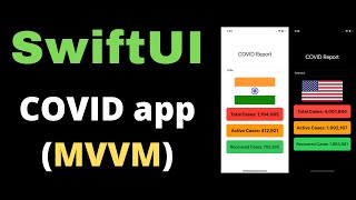 COVID application using MVVM in SwiftUI 🔥🔥 #swiftui #ios #covidappusingmvvm screenshot 4