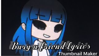 Billie Eilish: Bury a friend lyrics