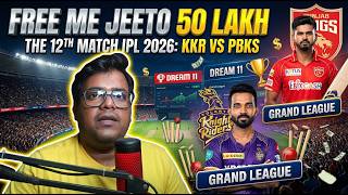 KKR vs PBKS DREAM11 TEAM Prediction | IPL 2026  Match - 12 | KKR vs PBKS 2026 | Cricket Prediction screenshot 3