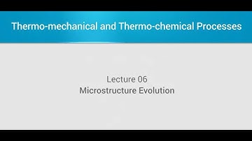 Microstructure Evolution #swayamprabha #CH35SP