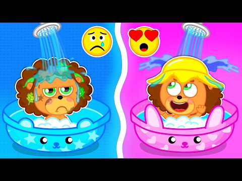 Lion Cub | Baby Refuses to Take a Bath | Cartoons | Video for Kids