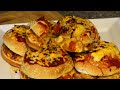 Chicken pizza burger  easy  delicious recipe for kids and adults