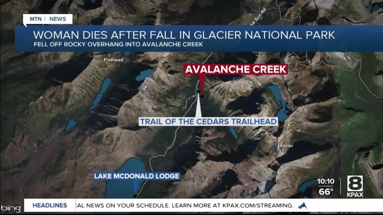 Kansas woman dies in Avalanche Creek at Glacier National Park YouTube