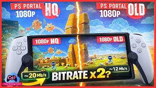 PS Portal 1080p HQ vs Standard : la VRAIE différence (bitrate, netteté, latence)