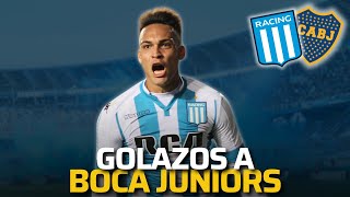 GOLAZOS de RACING a BOCA en los últimos años