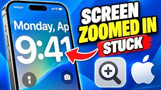 How to Fix iPhone Screen Zoomed In Stuck (Lock Screen Zoom Fix)