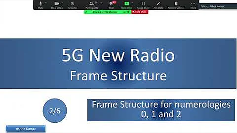 04_ 5G New Radio   Frame Structure   Session for IITD CEP