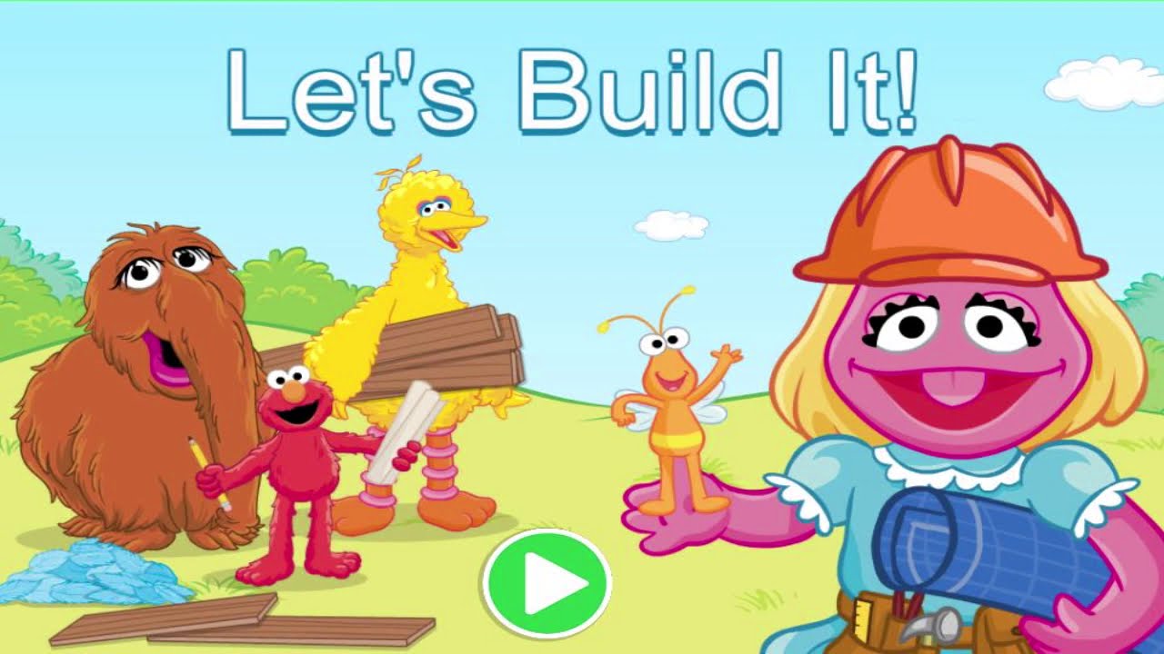 Sesame Street Let's Build It Game with Big Bird - YouTube
