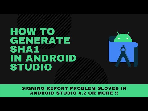 How to Generate SHA1 Key In Latest Android Studio 4.2.1 2021 | #SigningReport not showing Solved