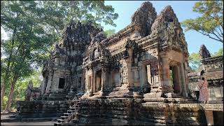 Relaxing ​Music with​ Peaceful View of Chau Say Tevoda Temple . screenshot 4