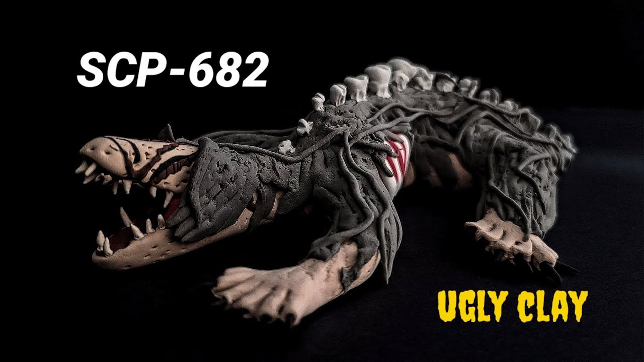 Making SCP-682, SCP-682-j with clay. How to make SCP 