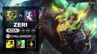 Gen G Ruler Zeri vs Jinx ADC - KR Challenger - Patch 13.3 Season 13